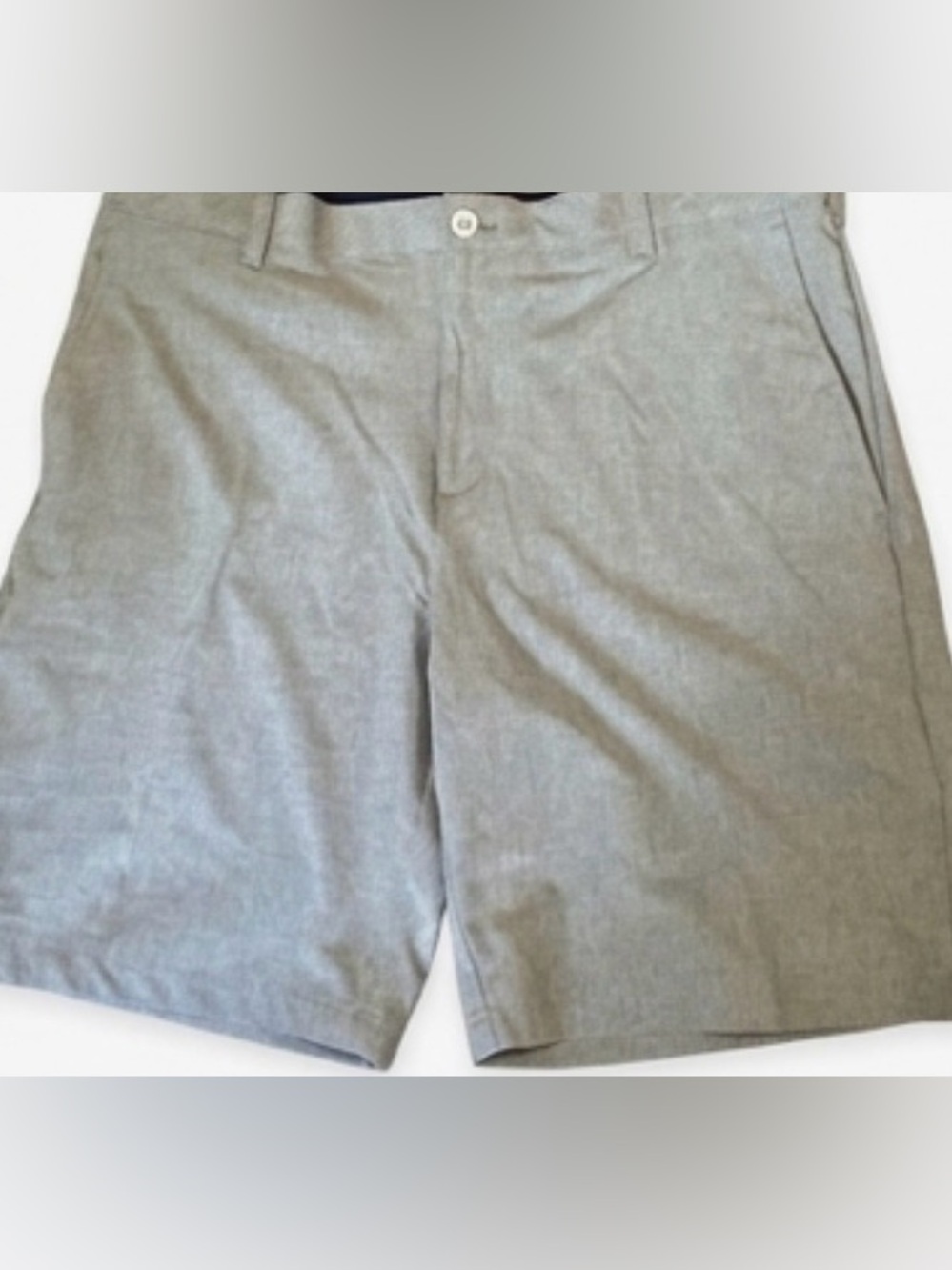 IZOD Golf Shorts Men’s 36 Gray Heather Swingflex Performance Flat Front Stretch